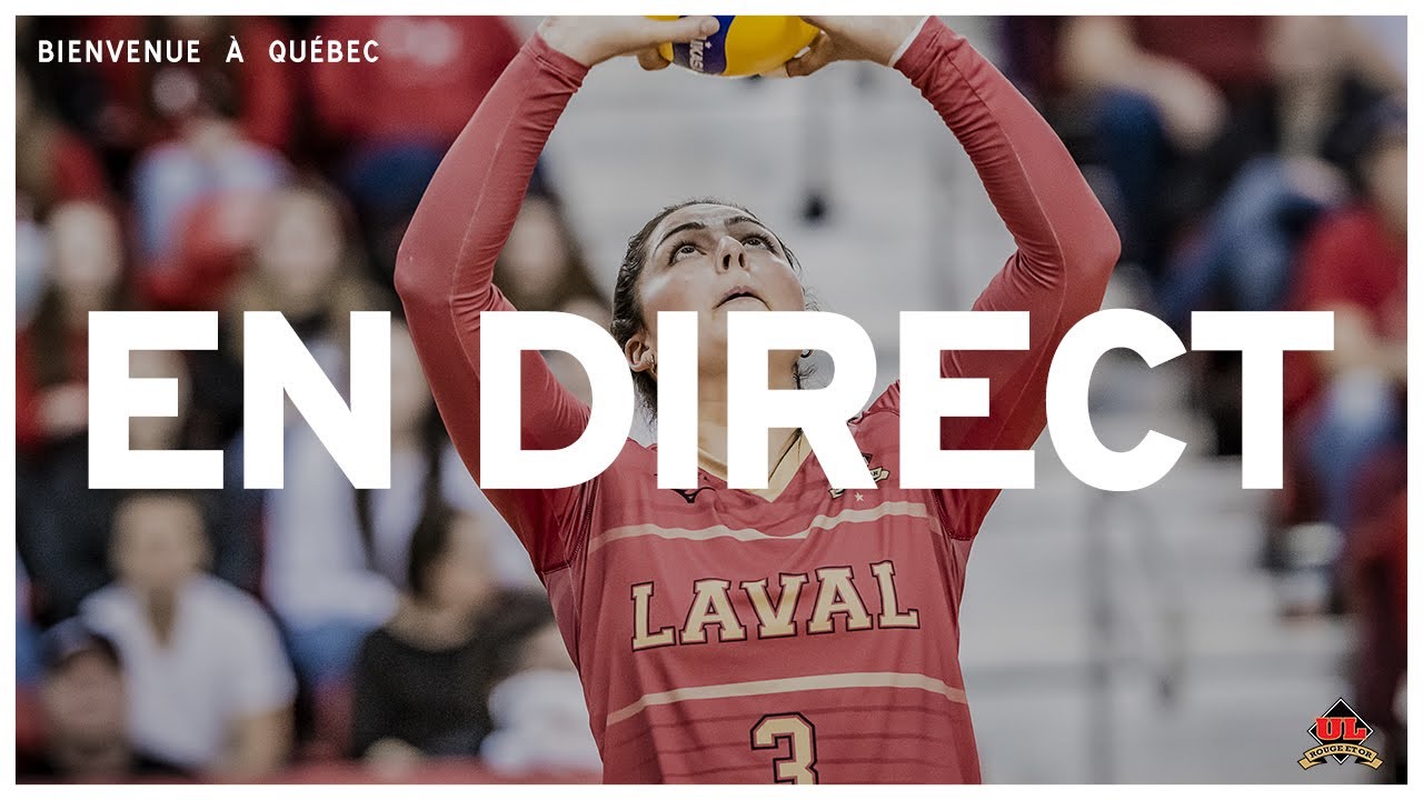 EN DIRECT | VOLLEYBALL F | Sherbrooke c. Rouge et Or