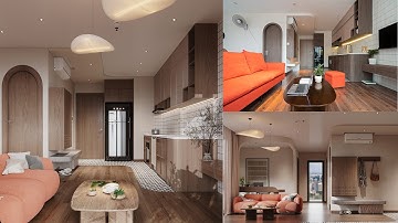 Cải tạo căn hộ cũ thành Wabisabi | Thi công nội thất chung cư màu gỗ thô mộc | Vinhomes Ocean Park