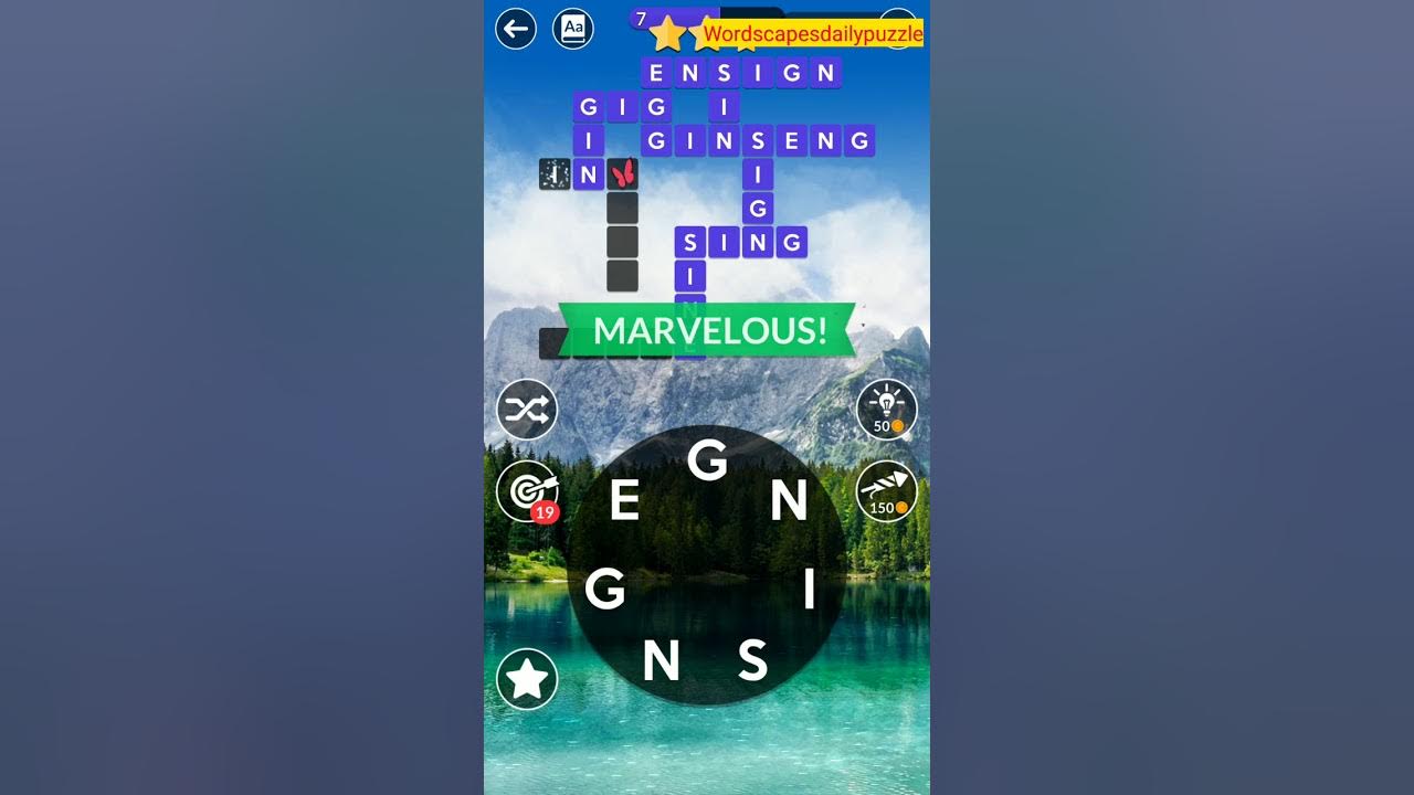 Wordscapes Daily Puzzle April 25 2020 Answers YouTube