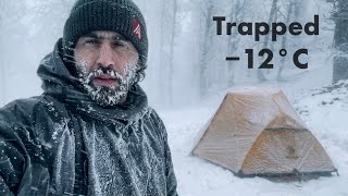 Trapped Alone in a Deadly -12°C Blizzard | Extreme Winter Survival