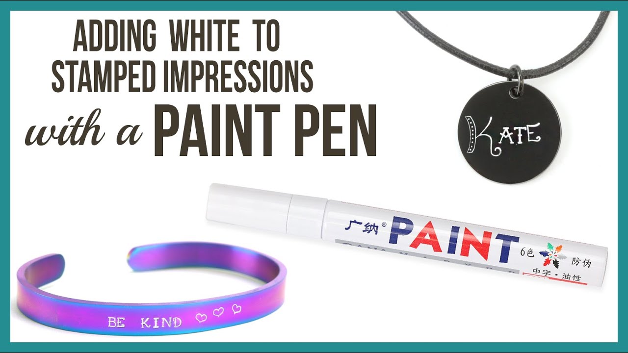 White Permanent Waterproof Ink Paint Pen / Marker – Beaducation