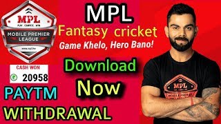 MPL / mobile premier league new fantasy app 2019 screenshot 4