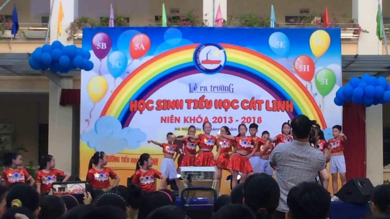 Lễ chia tay Trường TH Cát Linh 2018 - youtube