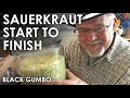 Sauerkraut Ferment from Start to Finish || Black Gumbo