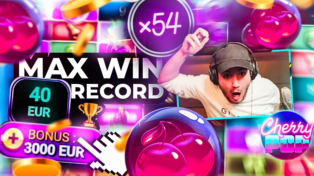  RECORD en MAX BET sur CHERRY POP 