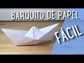 Como hacer un barquito de papel