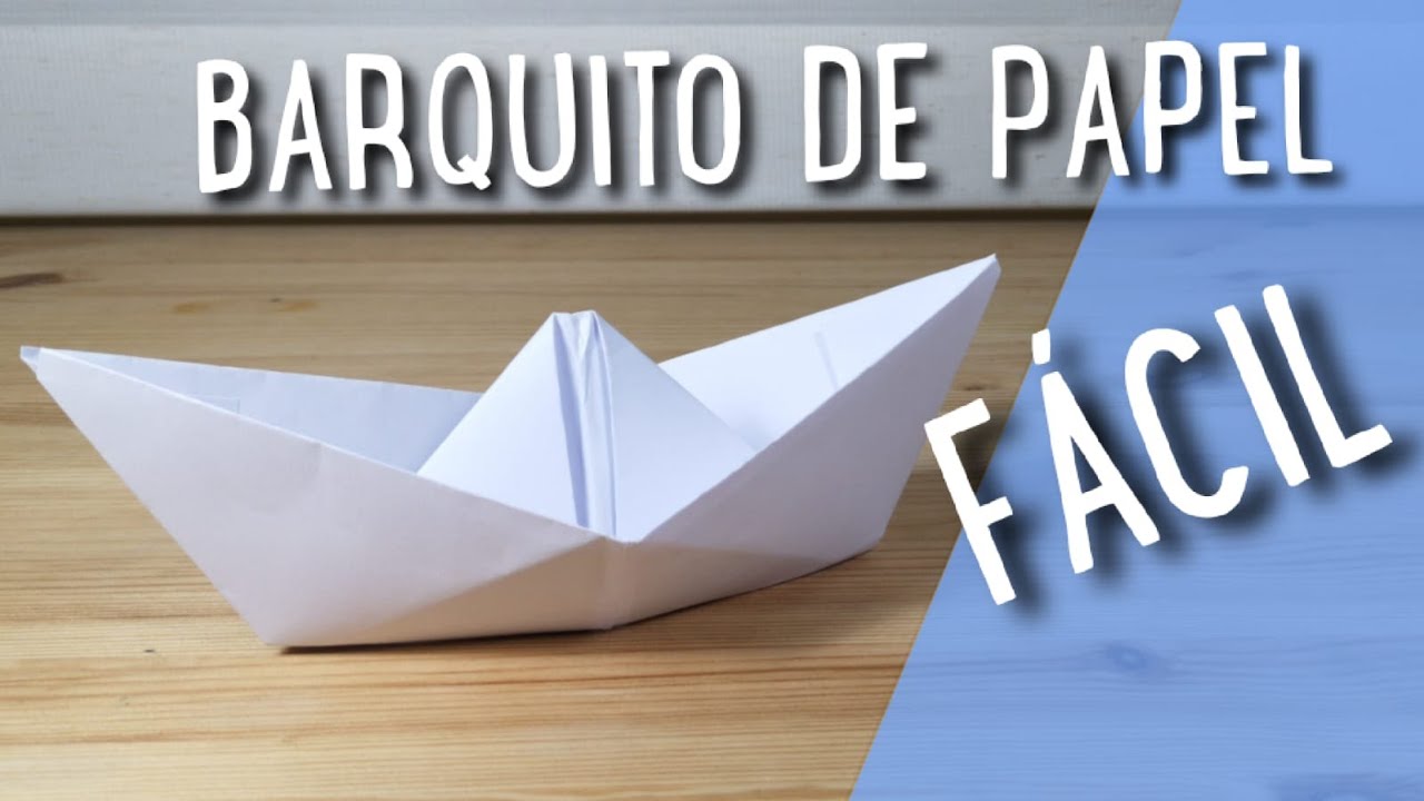 Como hacer un barco de papel