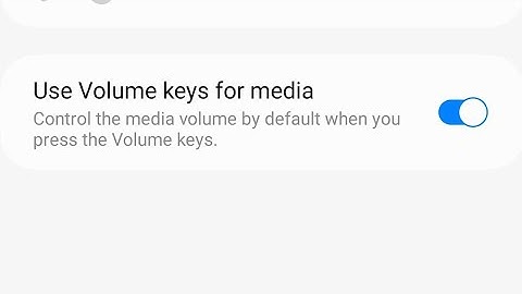 how to remove control the media volume by default when you press the volume keys 2023