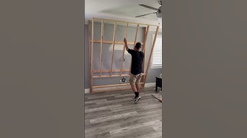 Fancy up your wall with shiplap a fireplace and mantle. #diy #decor #homedecor #design