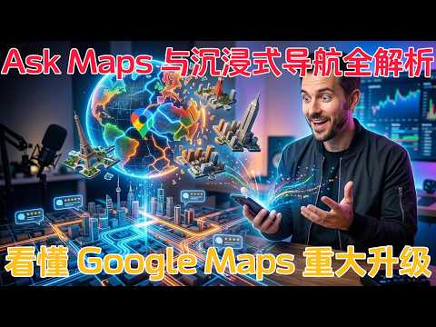8分钟看懂Google Maps十年最大更新|Ask Maps 究竟有多强|沉浸式导航不仅仅是3D|Google Maps的AI革命|从工具到现实世界决策入口？