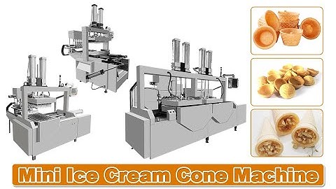 Fully Automatic Cone Making Machine - Mini Cones|Mini Ice Cream Cone Making Machine|Small Cone Maker