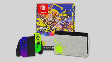 Nintendo Switch OLED Splatoon 3 Edition Unboxing