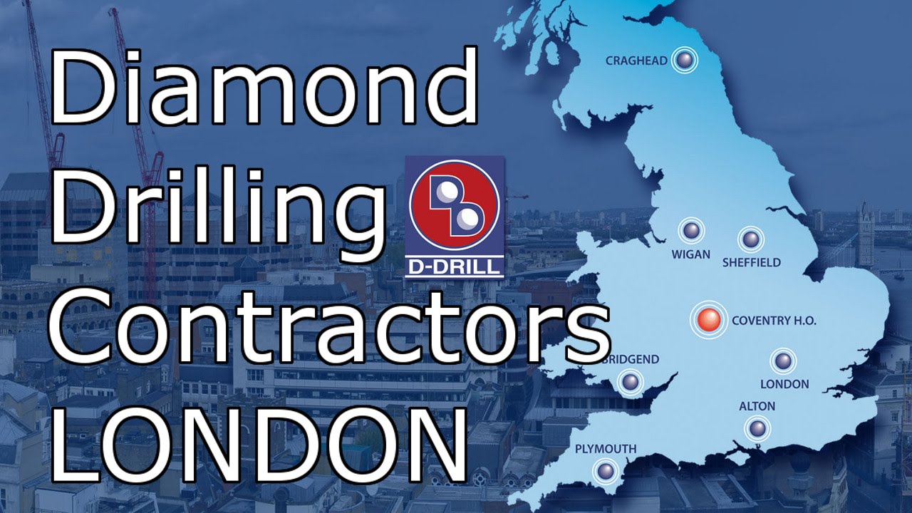 Diamond Drilling London Rapid Response Drilling Contractors 0800 612 8175 YouTube