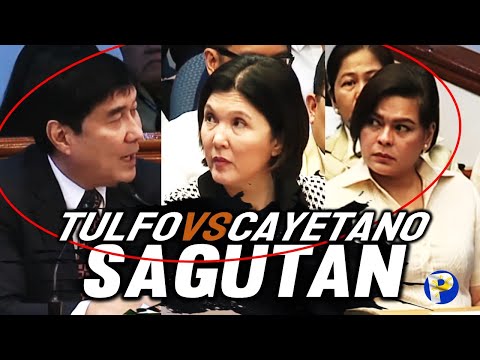 Sagutan ni Raffy Tulfo at Pia Cayetano with VP Sara Duterte sa senado