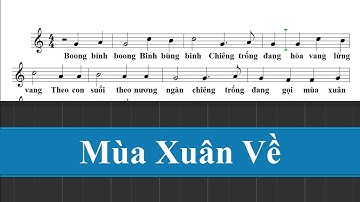 Mùa Xuân Về | Tập đọc nhạc TĐN Số 4 Lớp 7 | NVK