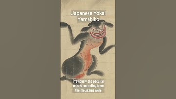 Japanese Yokai (87) - Yamabiko  #japan #yokai #myths #folklore