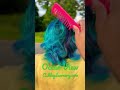 Ocean View Natural Hair Color Transformation 💙💚💜 So pretty 😍