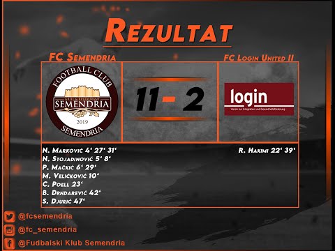 3 Kolo | FC Semendria vs FC Login United II | 2 Poluvreme