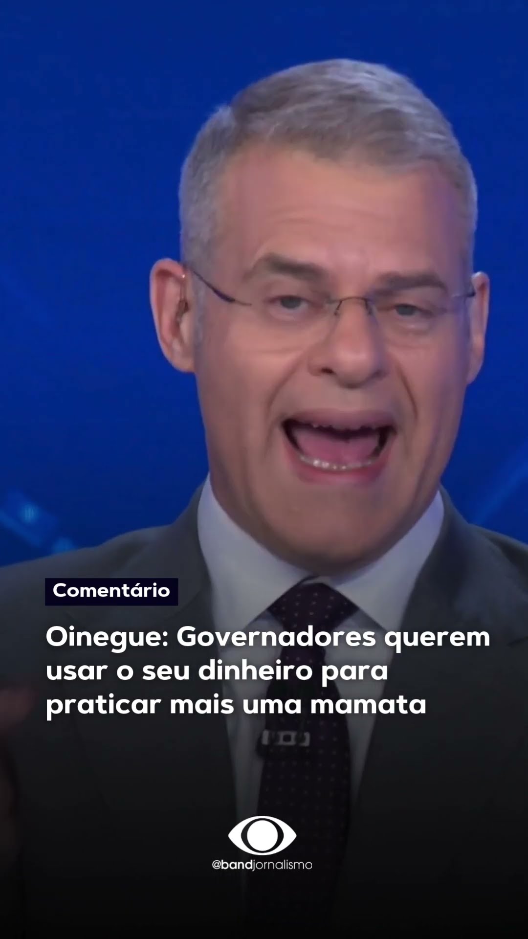 Oinegue: Governadores querem usar o seu dinheiro para praticar mais uma mamata #shorts