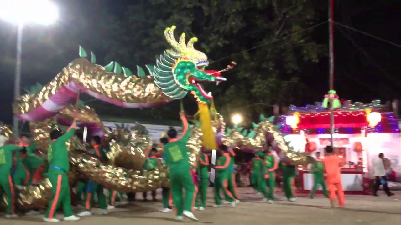 คณะมังกรทองอุดรธานี @งานงิ้วสว่างแดนดิน