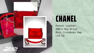 Authentic Pre-Loved Patent Leather Ombre Boy Brick Mini Crossbody Bag Limited Edition by Chanel