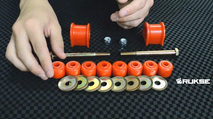 1992-1995 Honda Civic Del Sol Front Sway Bar Poly Bushings 21mm & End Link Kit