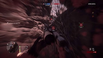 Battlefield™ 1 Open Beta random grenade kill [Funny Moment]