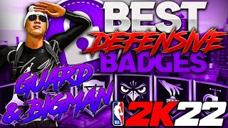 BEST DEFENSIVE BADGE LOADOUTS NBA 2K22 NEXT GEN & CURRENT GEN! HOW TO BE A COMP LOCKDOWN NBA 2K22!