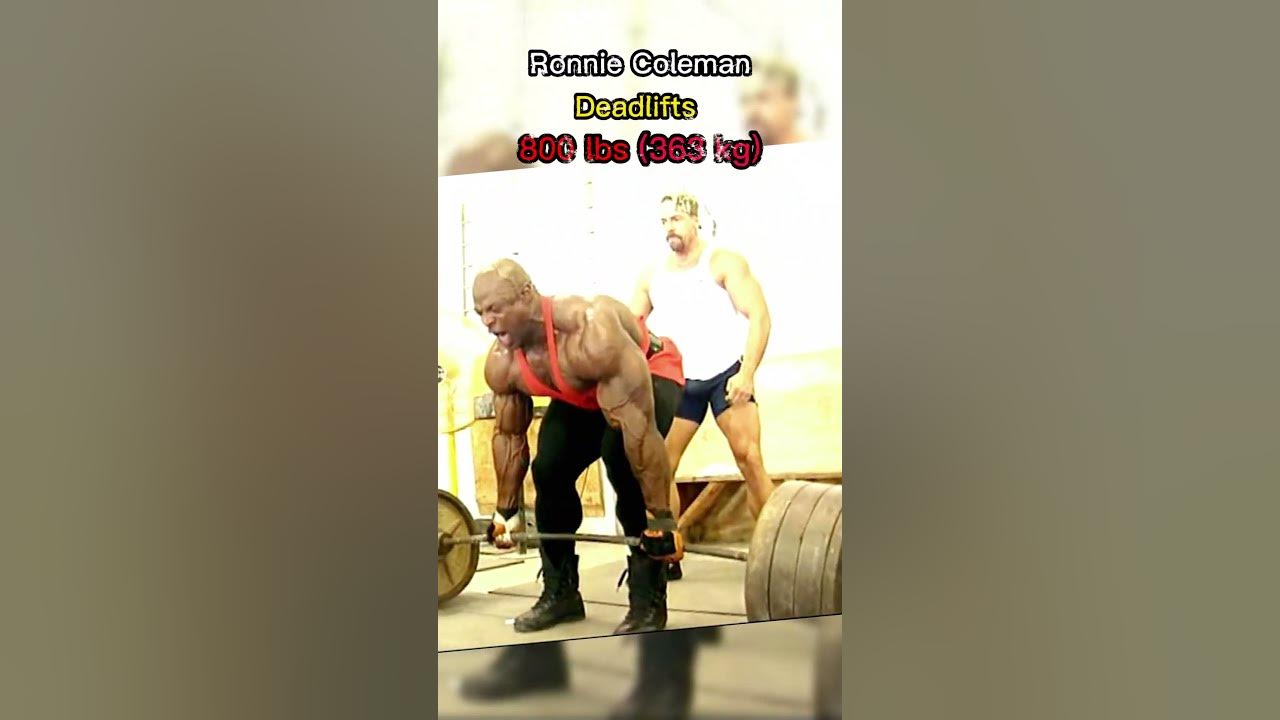 Bodybuilder Crushes 800 lbs Deadlift - Ronnie Coleman #gym #bodybuilding #mrolympia #gymmotivation