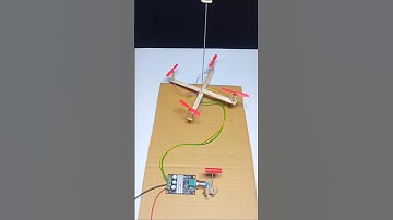 Coreless Motor Drone Flying Experiment ° DC Motor #dcmotor #tech #shorts