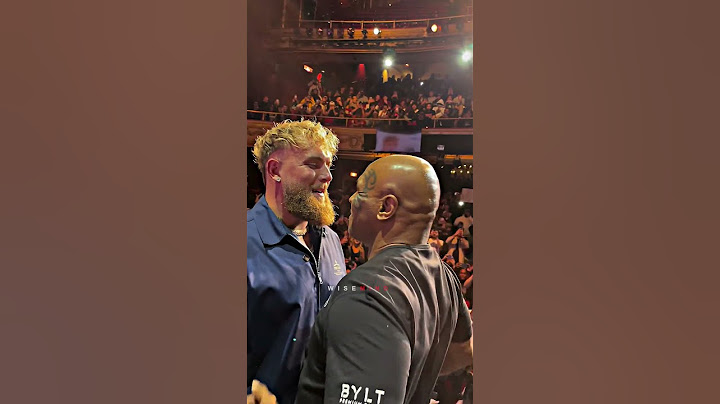 Mike Tyson Vs Jake Paul Face Off 🗿