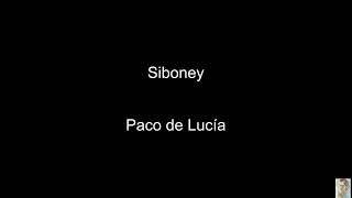Siboney (Paco de Lucía)BT