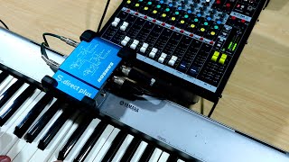 HOW TO CONNECT THE ELECTRIC PIANO OR KEYBOARD TO THE AUDIO CONSOLE  1. ONE JACK STEREO OUT  DI BOX