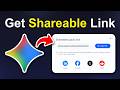 How To Share Google Gemini Chat (Step By Step)