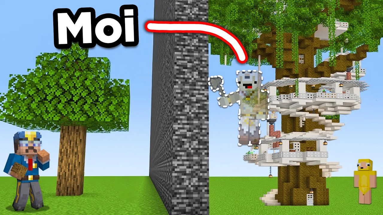 J'ai Secrètement Aidé ce NOOB en Build Battle Minecraft (Pour Troller mon pote)