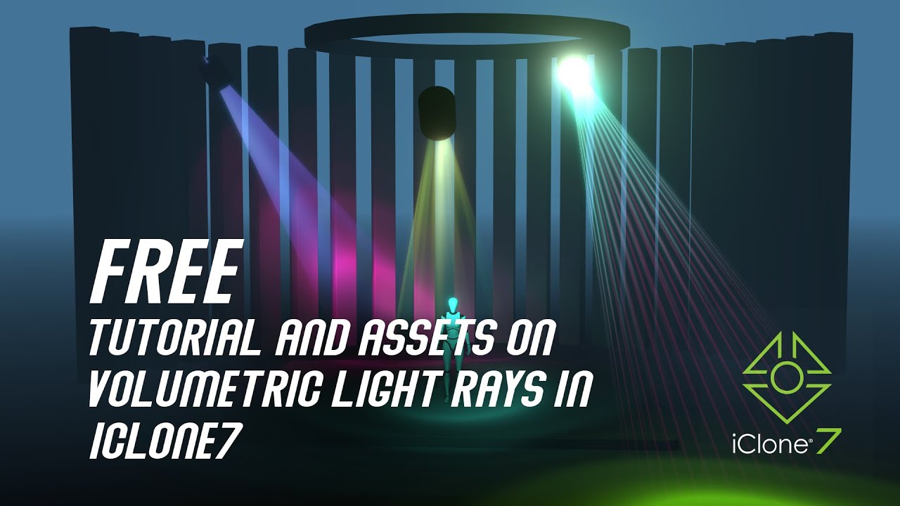 Create *Fake Volumetric light rays in Iclone7 | Iclone7 Tutorial - YouTube