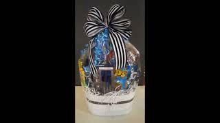 Senior Night, customized sports basket    #shorts #basketball #giftbasket