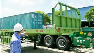 Sơ Mi Rơ Mooc Sàn Rút K66-Sr-01 Với Khả Năng Kéo Dài Lên Đến 32 Mét Tân Thanh Container