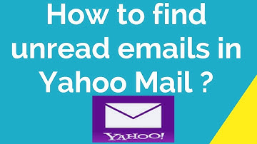 How to find unread mail in Yahoo ?