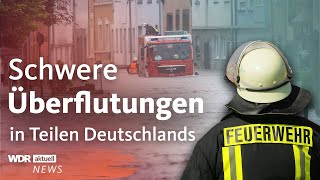 Unwetter in Deutschland: Starkregen, Überschwemmungen und Gewitter | Aktuelle Stunde image