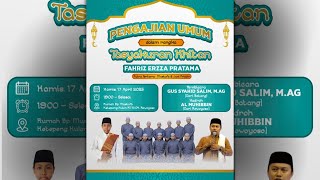 🔴LIVE PENGAJIAN UMUM TASYAKURAN KHITAN 'FAHRIZ ERZZA PRATAMA' BERSAMA GUS SYAHID & AL MUHIBBIN