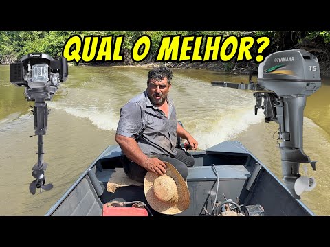 TOYAMA 6.5HP VS YAMAHA 15HP: REAL-WATERED TEST WITH THE NEW CANOE!