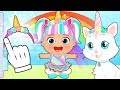 BABY LILY AND KIRA THE CAT 😻 Dress up as Unicorns 🦄 Educational Cartoons