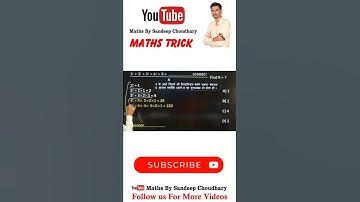 How to find Remainder ? Remainder Theorem | Math Short Tricks | Short Tricks | Number System