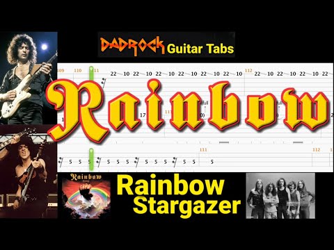 Stargazer - Rainbow - Guitar + Bass TABS Lesson