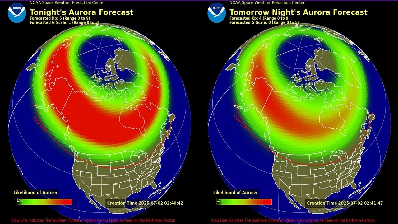 (G1) Geomagnetic Storm Watch - Cat 2 Hurricane Flossie In The Eastern ...