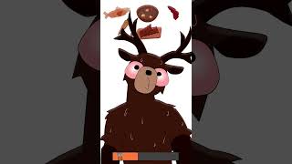 Brown Food DEER MUKBANG 99 NIGHTS   #99nightintherforest #nightintheforest #robloxanimation