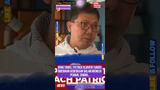 Bung Towel: Patrick Kluivert Harus Diberikan Kebebasan dalam Memilih Pemain, Cuman... #pssi