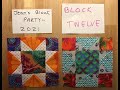 BLOCK TWELVE ~ Join for Free! ~ Jean&#39;s Block Party 2021