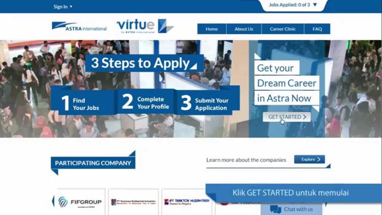 astravirtue panduan mengikuti astra virtual job fair youtube virtual job fair